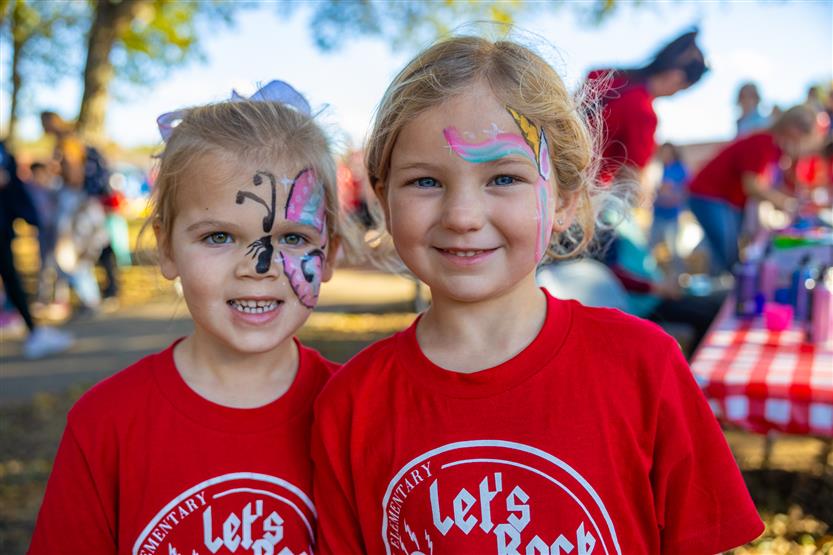 Students and families enjoy Romp n Stomp